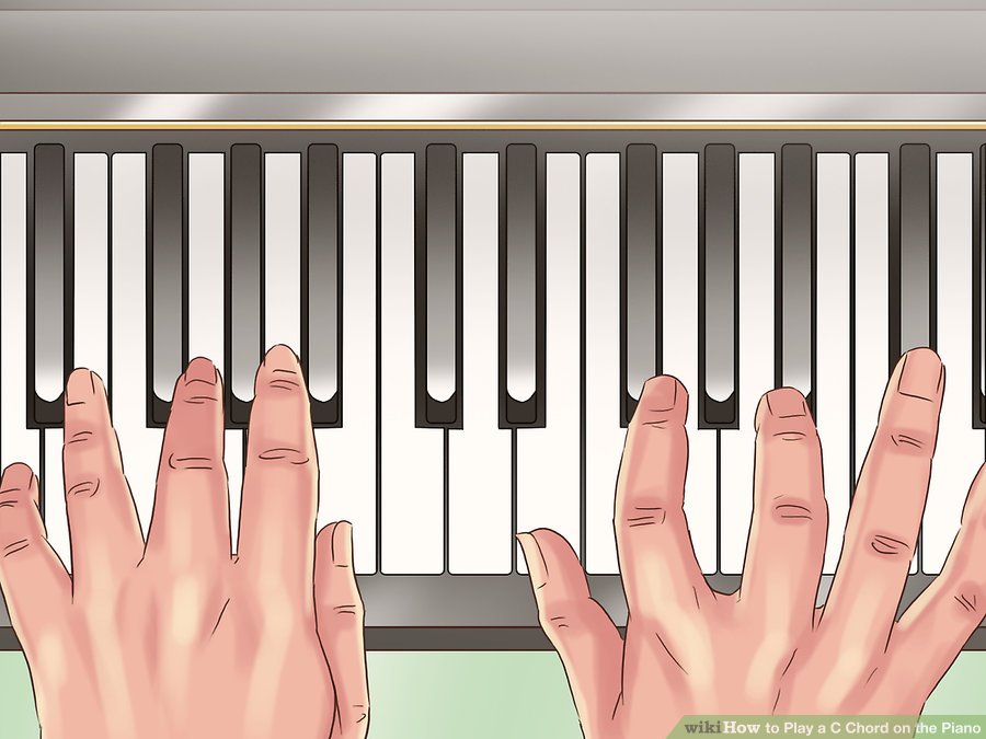 Cách chơi hợp âm C (Đô) trên đàn Piano